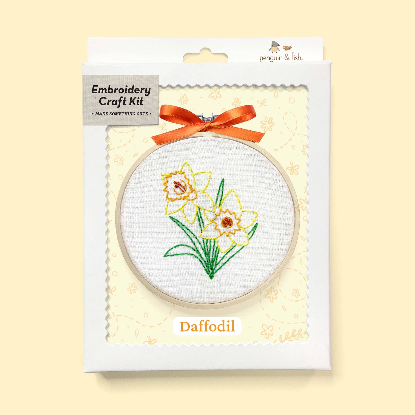 Daffodil 4" embroidery kit