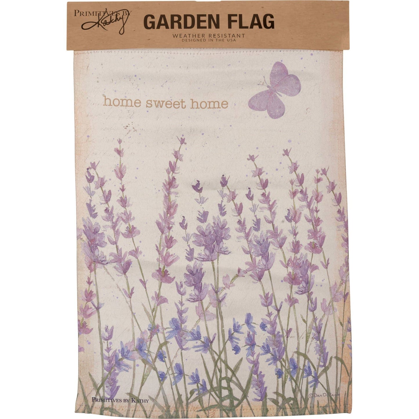 Floral Home Sweet Home Garden Flag