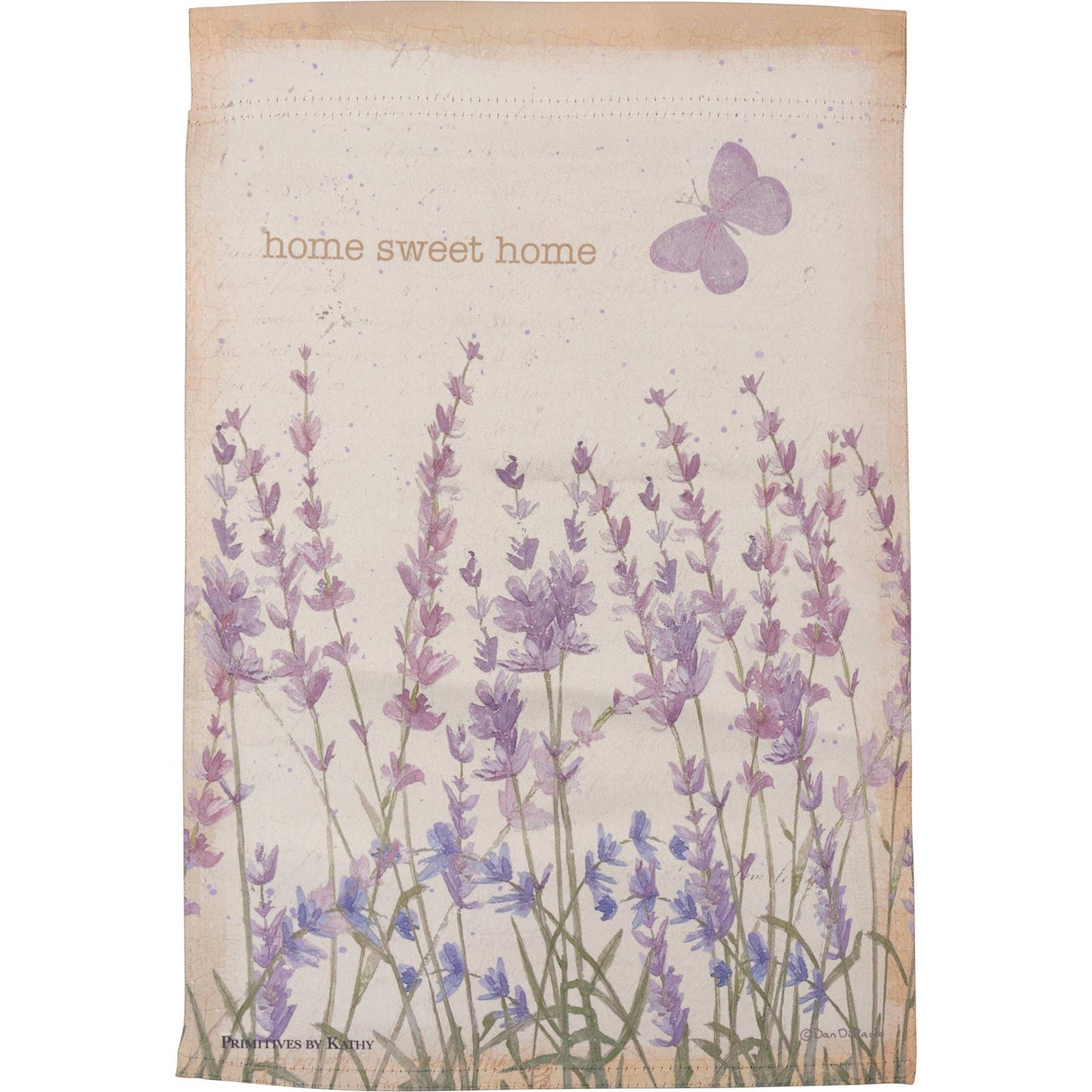 Floral Home Sweet Home Garden Flag