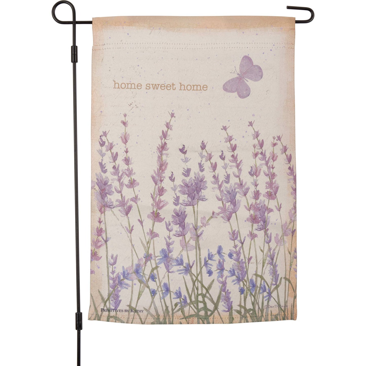 Floral Home Sweet Home Garden Flag