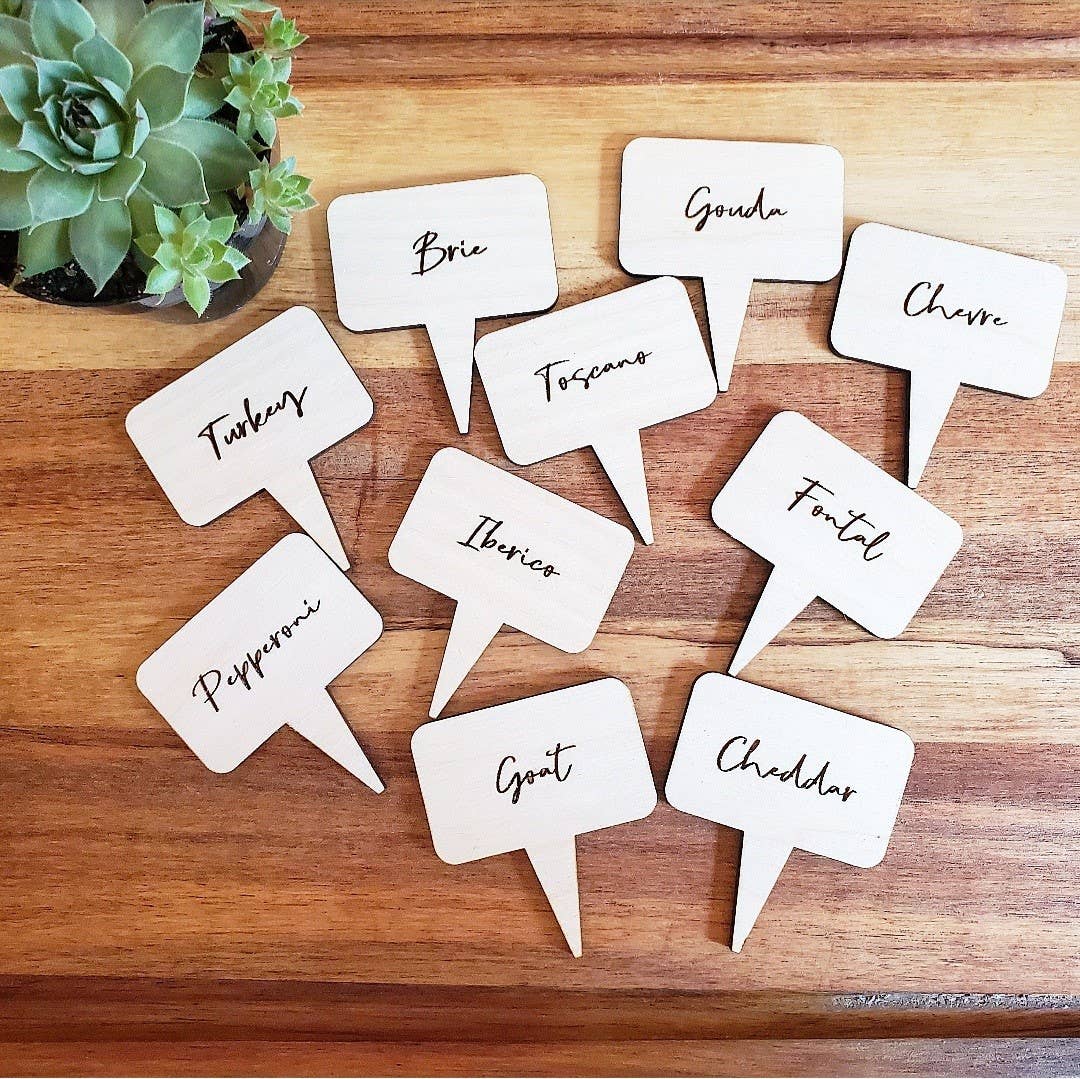 Charcuterie Board Markers- 8 Piece Set