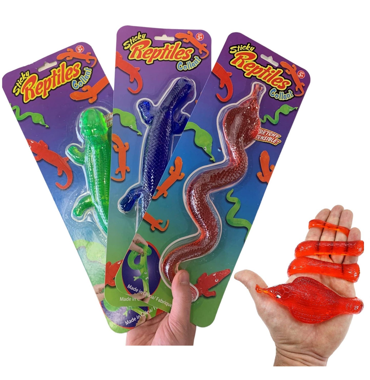 Jumbo Sticky Reptiles