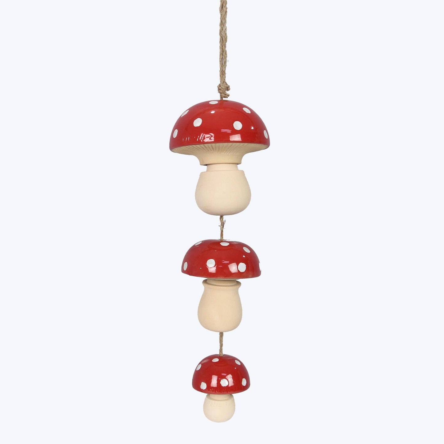 Stoneware Mushroom Wind Chime