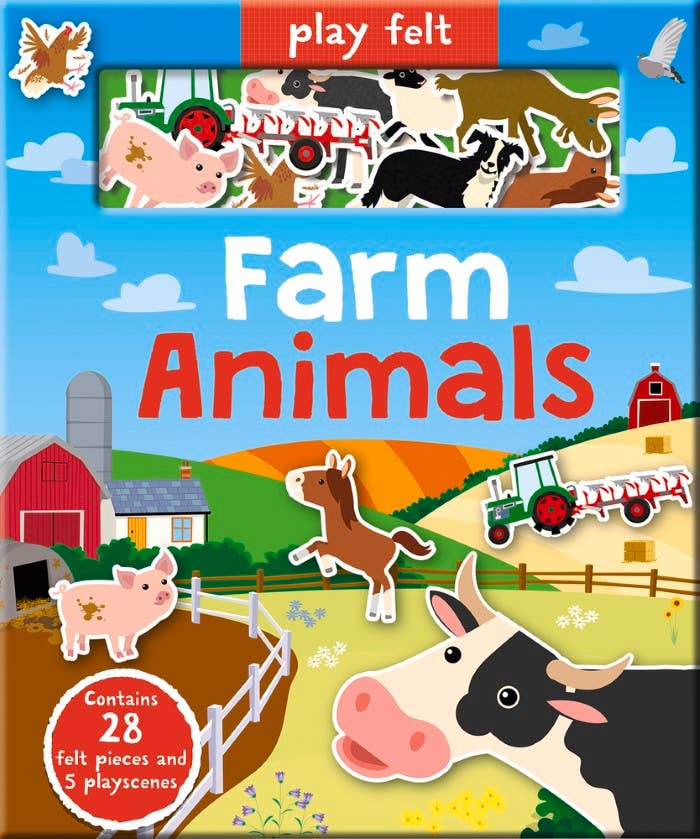 Play Felt Farm Animals: Board Book