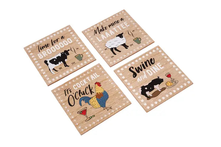 Rosebud Farm Assorted Coasters