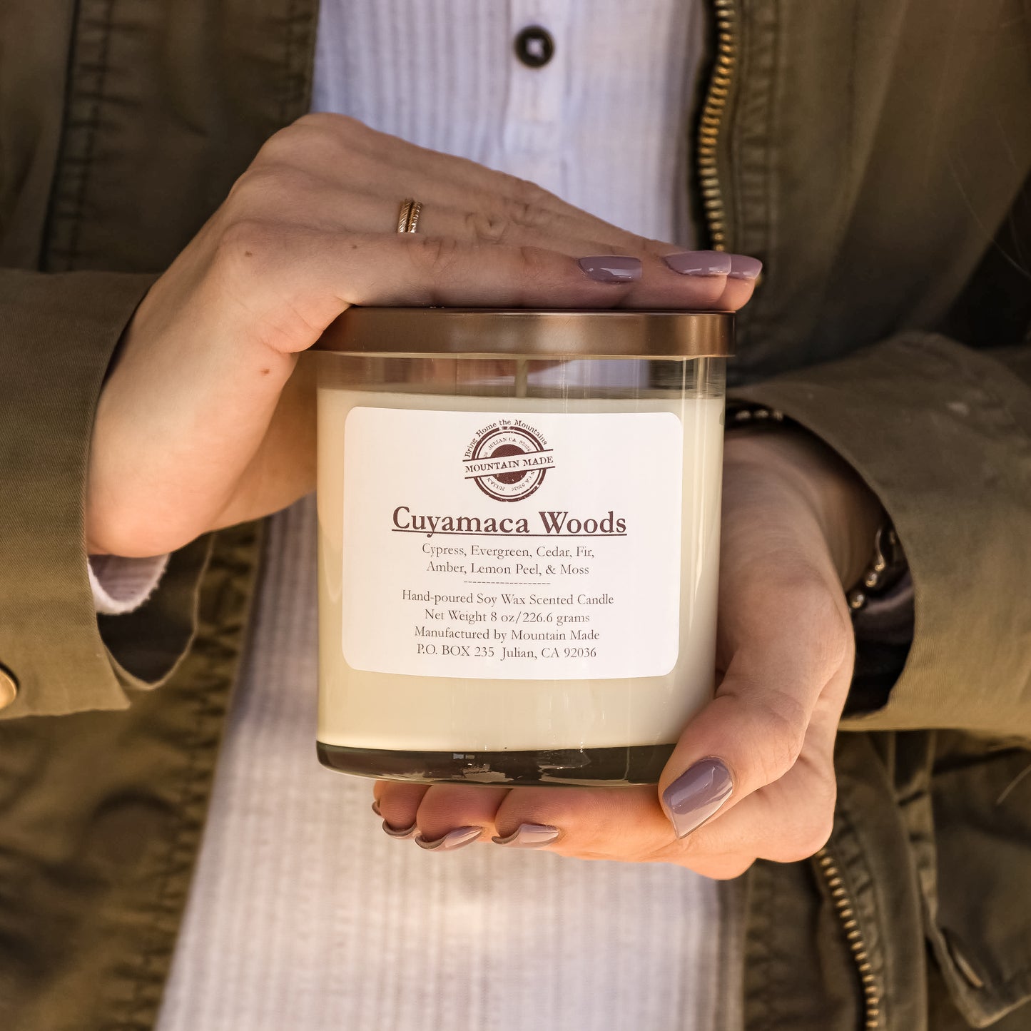 8oz Cuyamaca Woods Candle