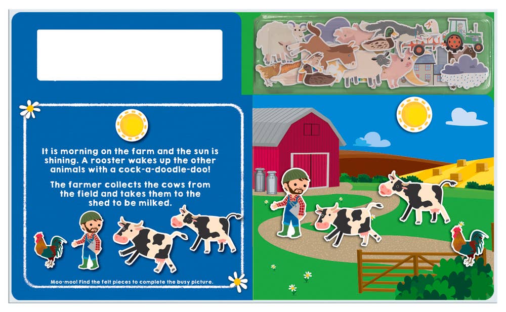 Play Felt Farm Animals: Board Book
