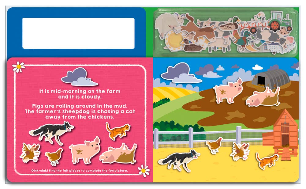 Play Felt Farm Animals: Board Book