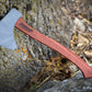 15" Stained and Painted Wooden Hatchet