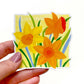 March Daffodil 3-inch magnet: With Packaging