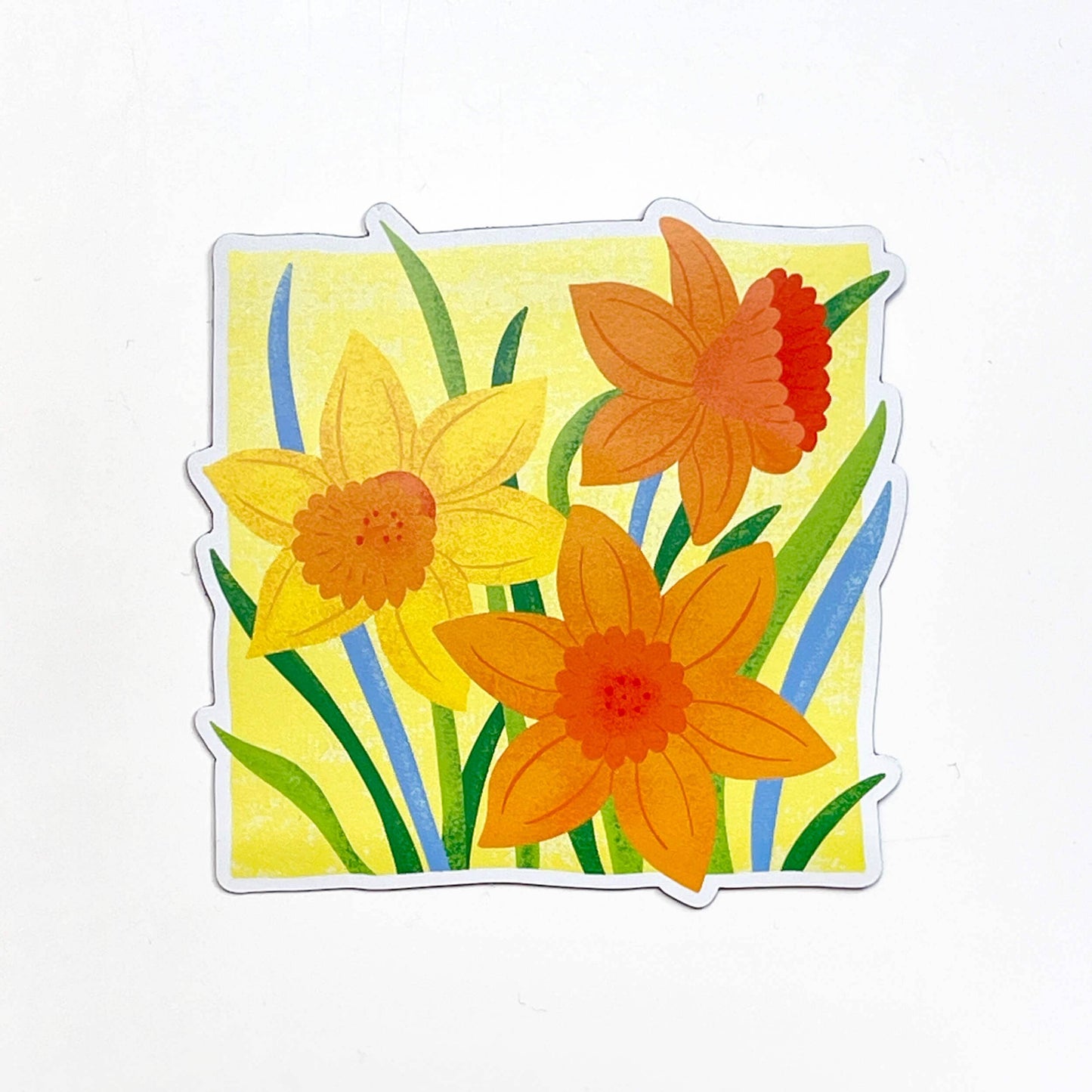 March Daffodil 3-inch magnet: With Packaging