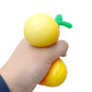 Pear Stretchy Pull Squish Soft Silicone Slime Filled Squishy