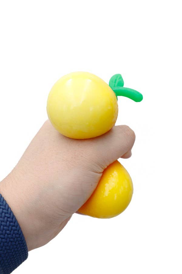 Pear Stretchy Pull Squish Soft Silicone Slime Filled Squishy