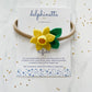 Daffodil Baby Headband l March Birth Month Flower Gift