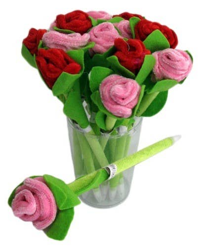 Rose Pens - Pink And Red Roses